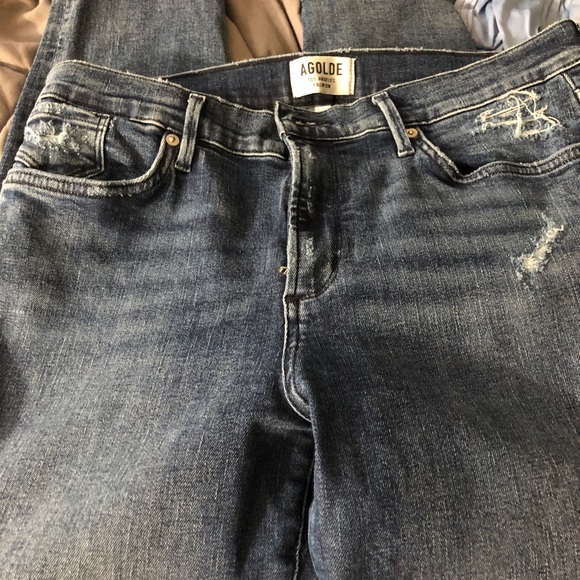 AGOLDE SOPHIE JEANS 32 - Picture 3 of 8